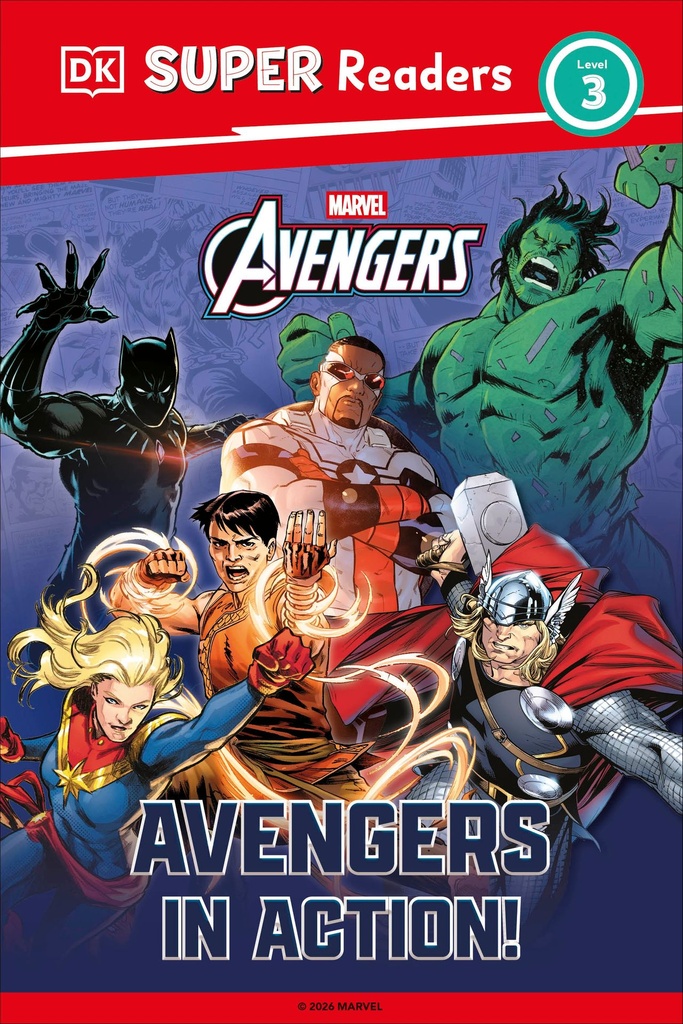 DK SUPER READERS LEVEL 3 MARVEL AVENGERS IN ACTION
