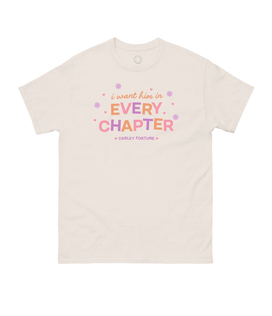 CARLEY FORTUNE EVERY CHAPTER UNISEX T SHIRT SMALL