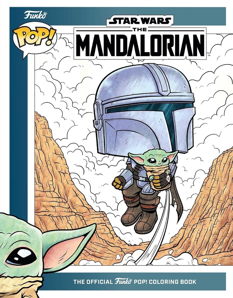 STAR WARS THE MANDALORIAN THE OFFICIAL FUNKO POP COLORING BO