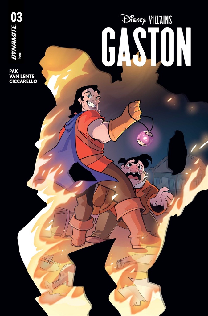 DISNEY VILLAINS GASTON 3 CVR C MILENA CICCARELLO VAR