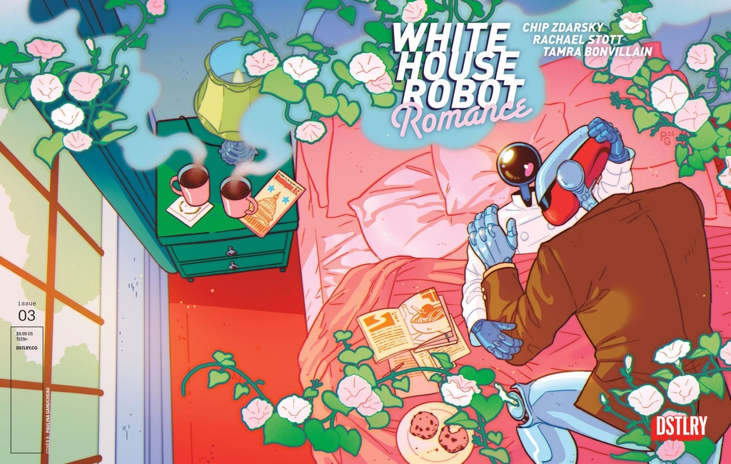 WHITE HOUSE ROBOT ROMANCE 3 CVR B PAULINA GANUCHEAU VAR
