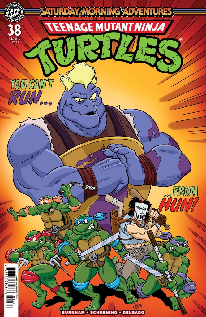 TMNT SATURDAY MORNING ADV 38 VAR B (HAZOURI)