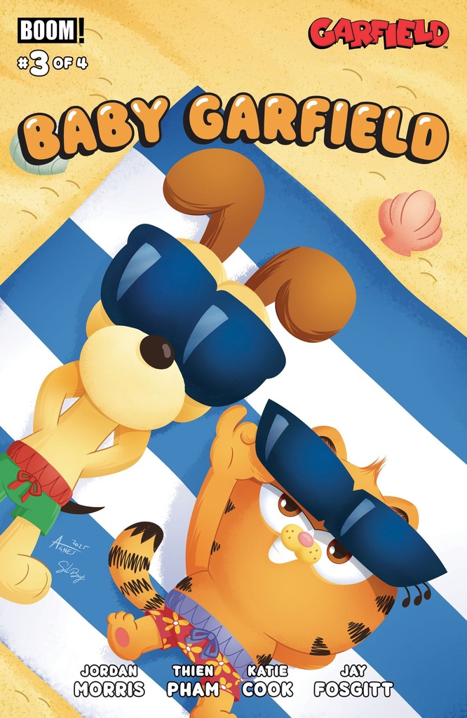 BABY GARFIELD 3 A MAIN (DRESSED GARBOWSKA)