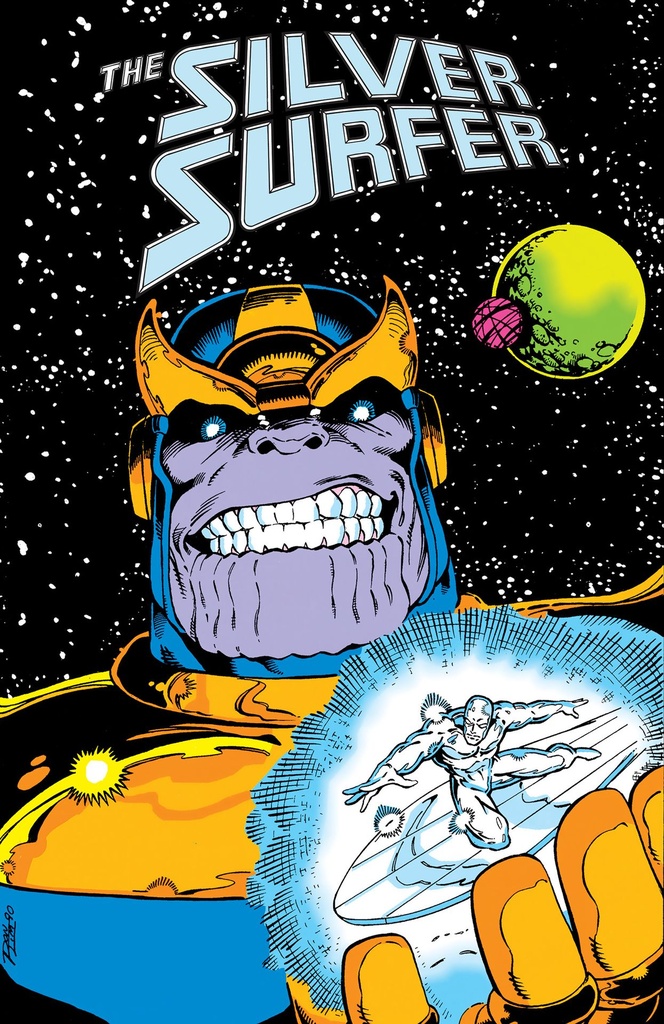 SILVER SURFER INFINITY GAUNTLET OMN RON LIM MARVEL AGE CVR