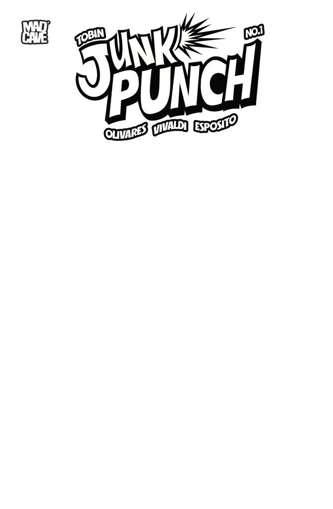 JUNK PUNCH 1 CVR D BLANK SKETCH VAR