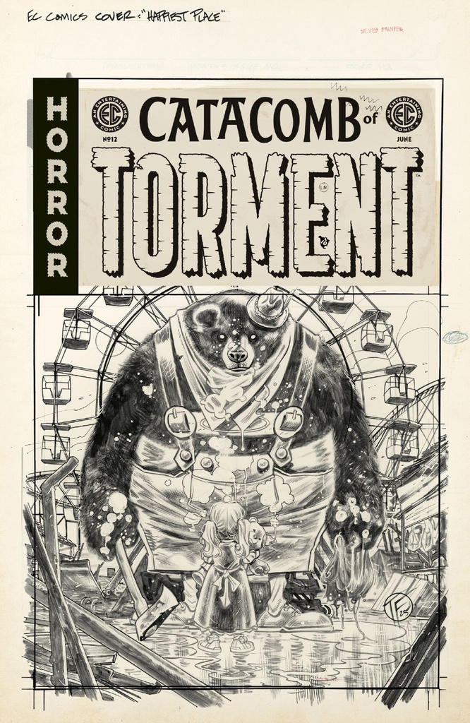 EC CATACOMB OF TORMENT 12 CVR D INC 1:20 TOM FOWLER B&W ARTI