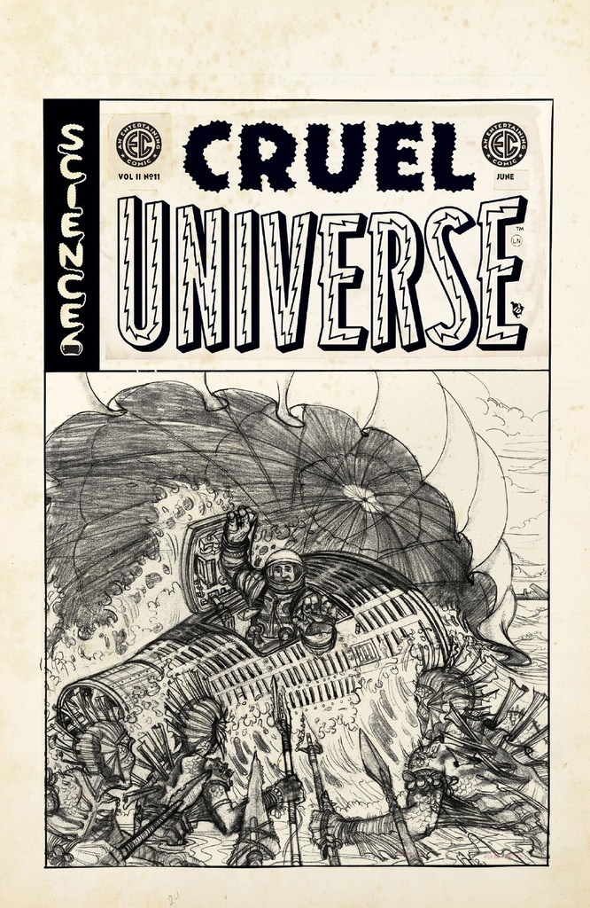 EC CRUEL UNIVERSE 2 11 CVR D INC 1:20 OLIVER DOMINGUEZ B&W A