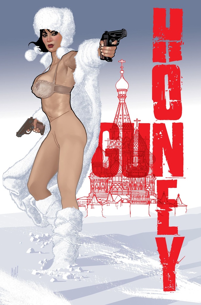 GUN HONEY DOUBLES DOWN 1 CVR B ADAM HUGHES VAR