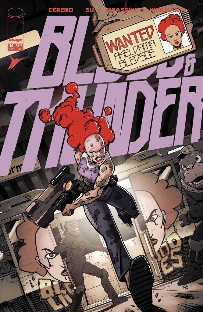 BLOOD & THUNDER 14 CVR B NICK ROCHE & JOSH BURCHAM VAR