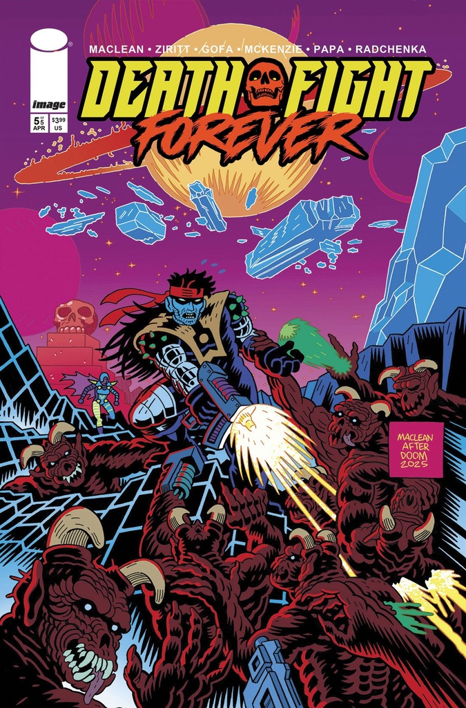 DEATH FIGHT FOREVER 5 CVR A ANDREW MACLEAN