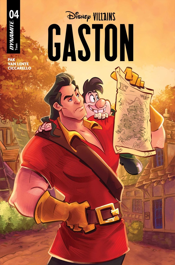 DISNEY VILLAINS GASTON 4 CVR A ALESSANDRO RANALDI