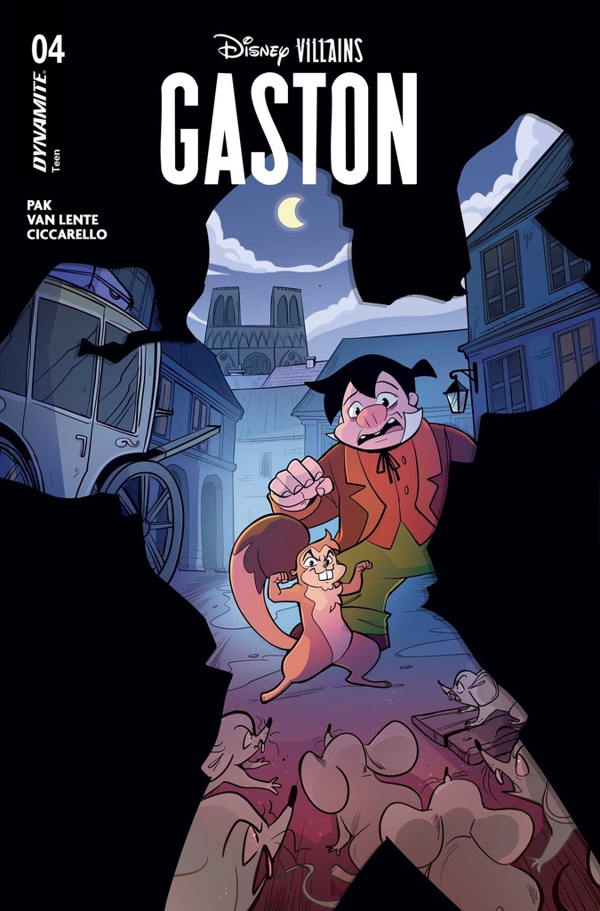 DISNEY VILLAINS GASTON 4 CVR C MILENA CICCARELLO VAR