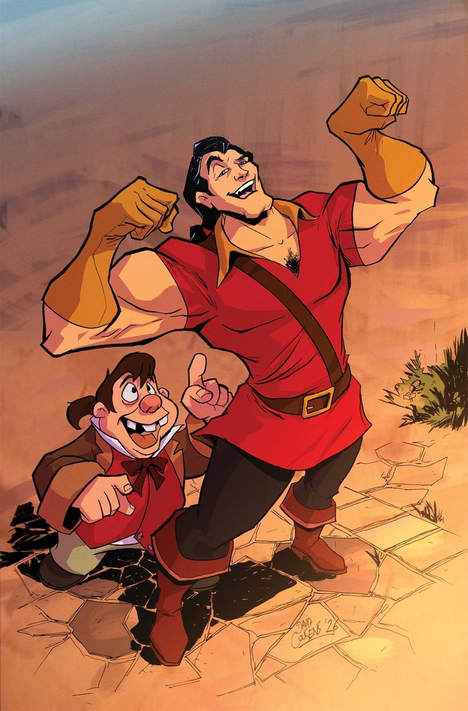 DISNEY VILLAINS GASTON 4 CVR E INC 1:10 DAVID COUSENS VIRGIN
