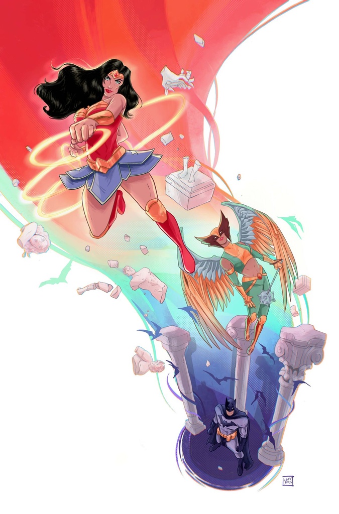 JUSTICE LEAGUE UNLTD 20 CVR E YASMIN FLORES MONTANEZ CARD ST