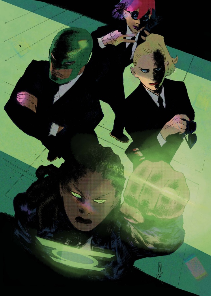 ABSOLUTE GREEN LANTERN 15 CVR D WERTHER DELL EDERA CARD STOC