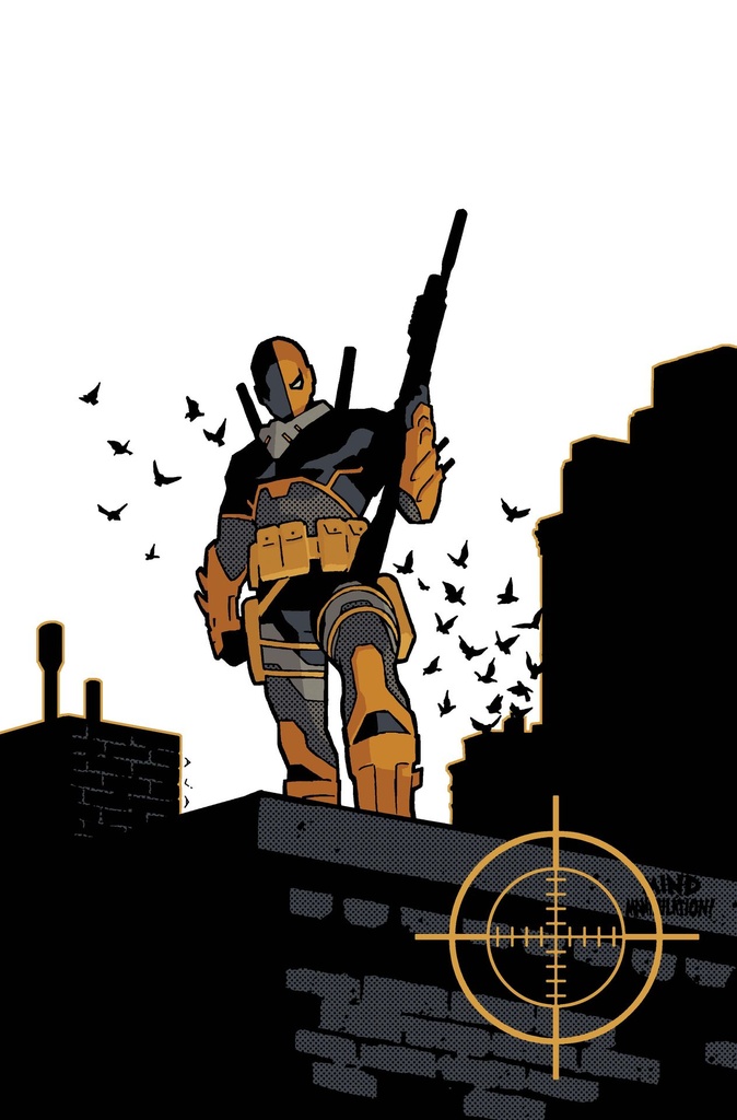 DEATHSTROKE THE TERMINATOR 4 CVR C DAVID AJA CARD STOCK VAR