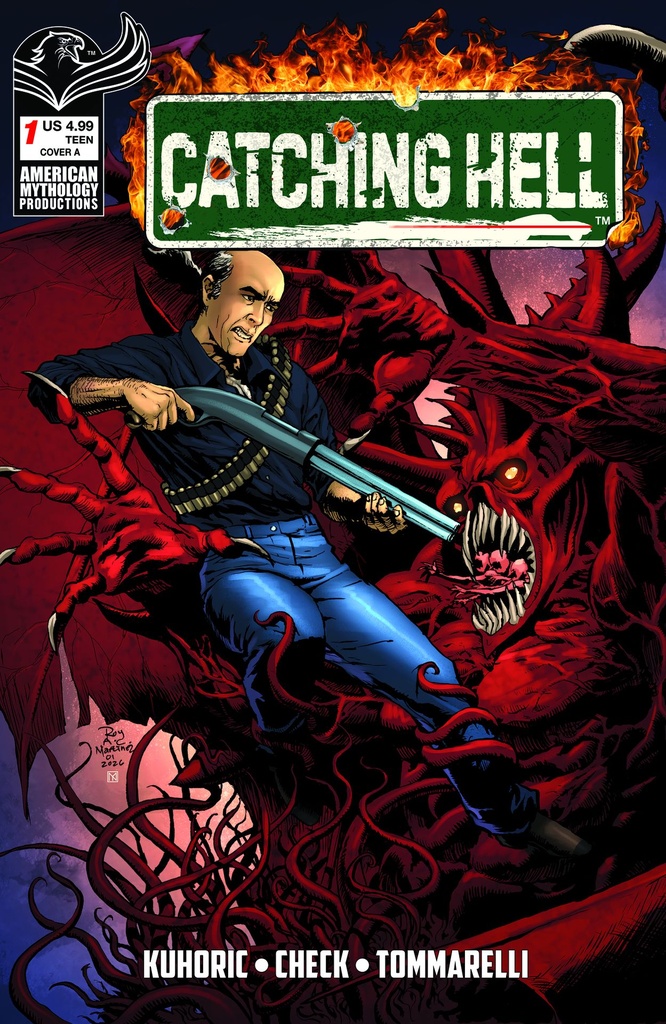 CATCHING HELL FEAT REGGIE BANNISTER 1 CVR A ROY ALLAN MARTIN
