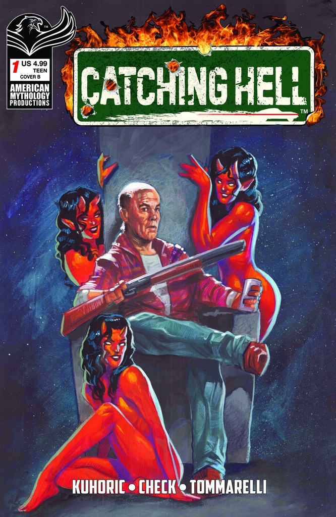 CATCHING HELL FEAT REGGIE BANNISTER 1 CVR B GREG LAROCQUE VA