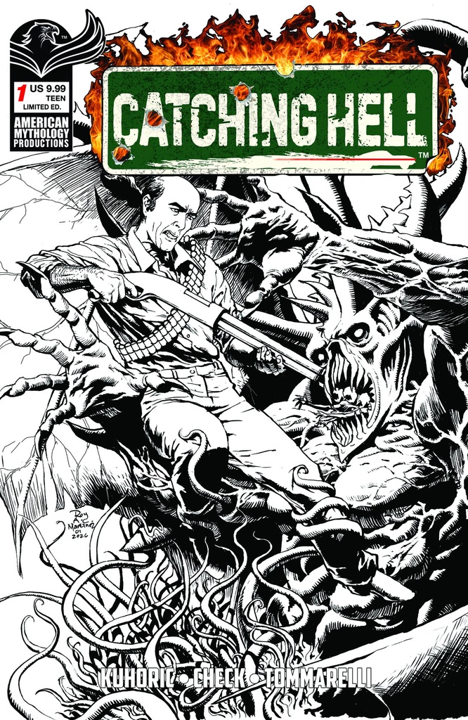 CATCHING HELL FEAT REGGIE BANNISTER 1 CVR F ROY ALLAN MARTIN