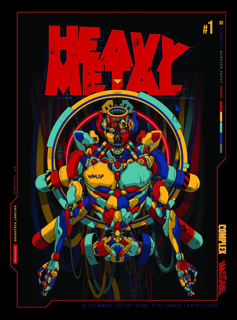 HEAVY METAL MAGAZINE 1 HC LTD