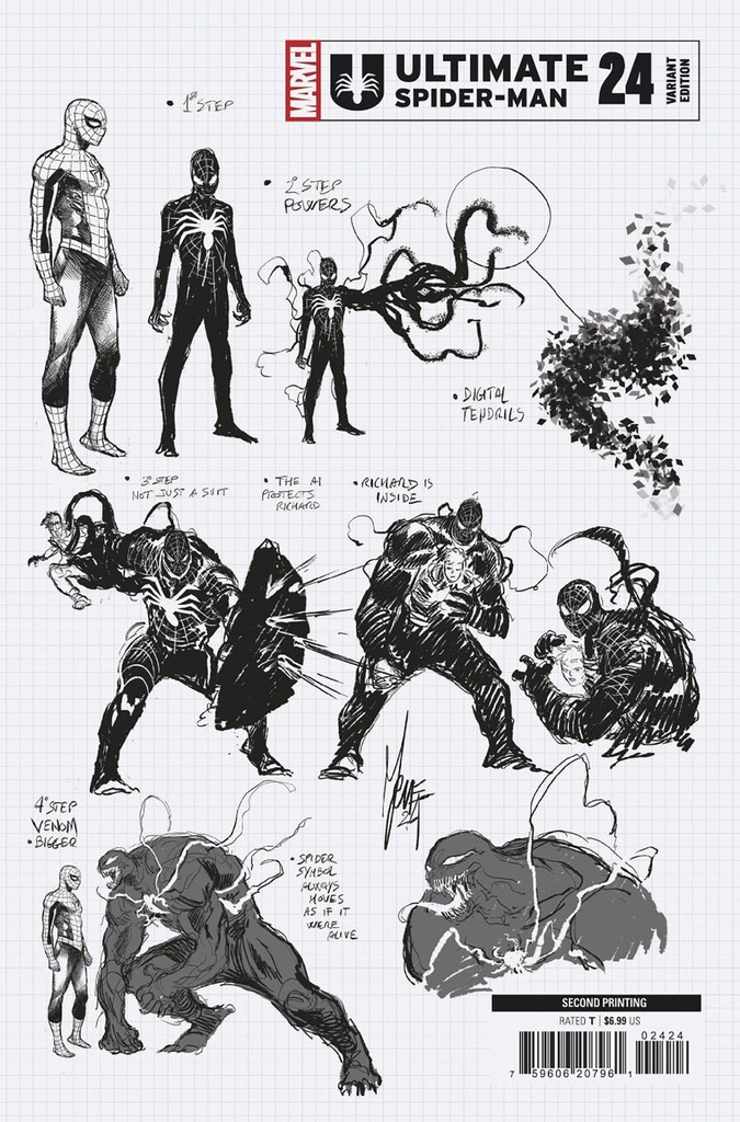 ULTIMATE SPIDER-MAN #24 MARCO CHECCHETTO RATIO DESIGN 2ND PR