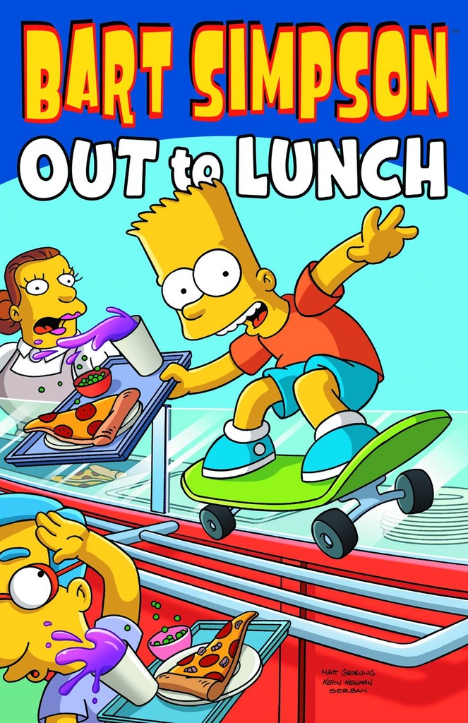 BART SIMPSON OUT TO LUNCH