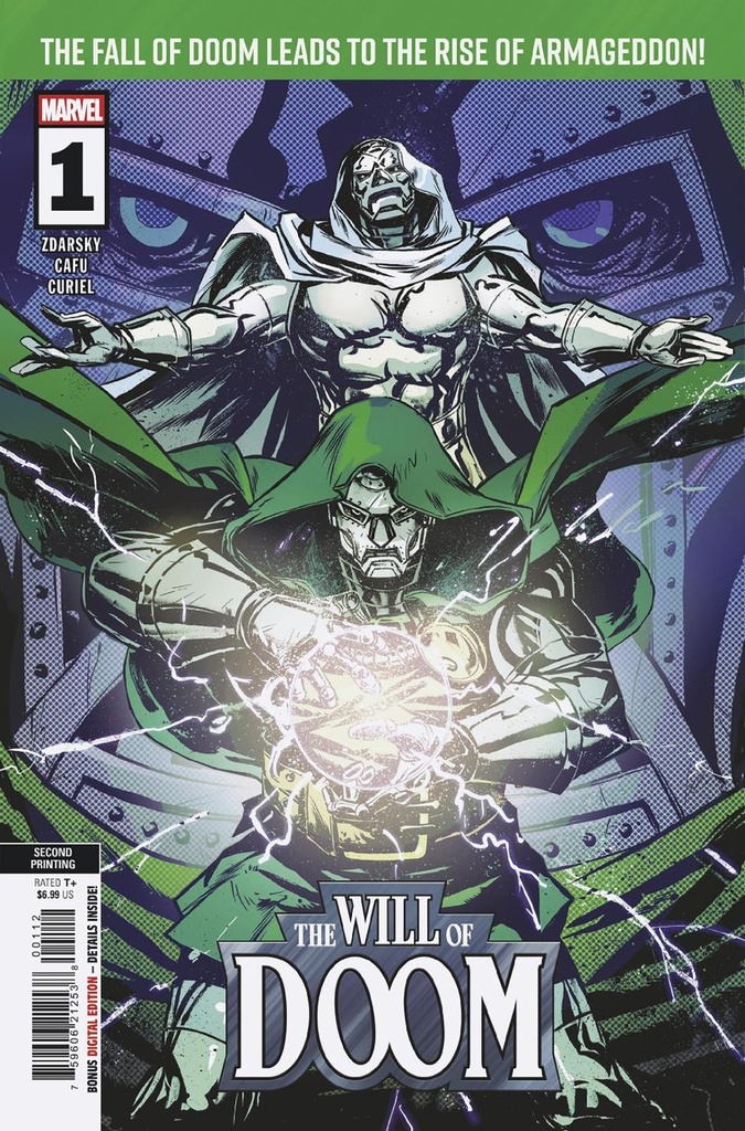 THE WILL OF DOOM #1 SANFORD GREENE 2ND PRINTING VARIANT