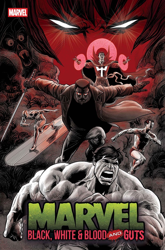 MARVEL: BLACK, WHITE & BLOOD AND GUTS #4