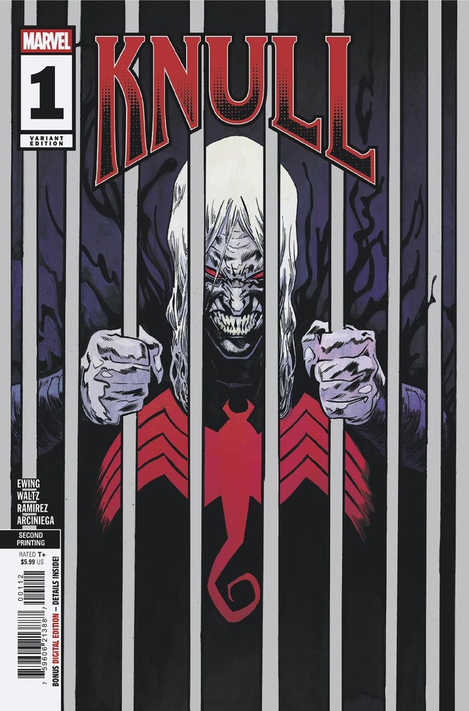 KNULL #1 MIKE WALSH 2ND PRINTING VARIANT