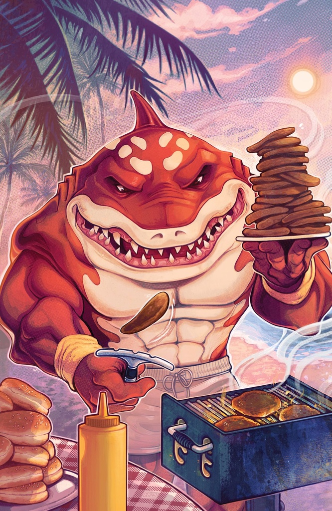 Street Sharks #4 Variant RI (10) (Beals Full Art)