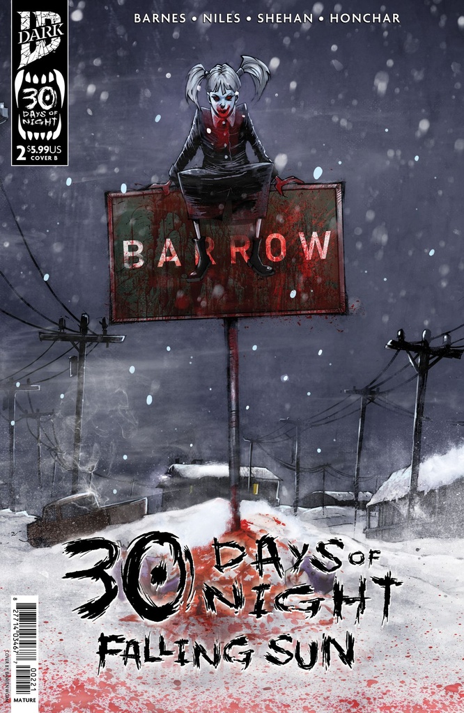 30 Days of Night: Falling Sun #2 Variant B (Damien Worm)