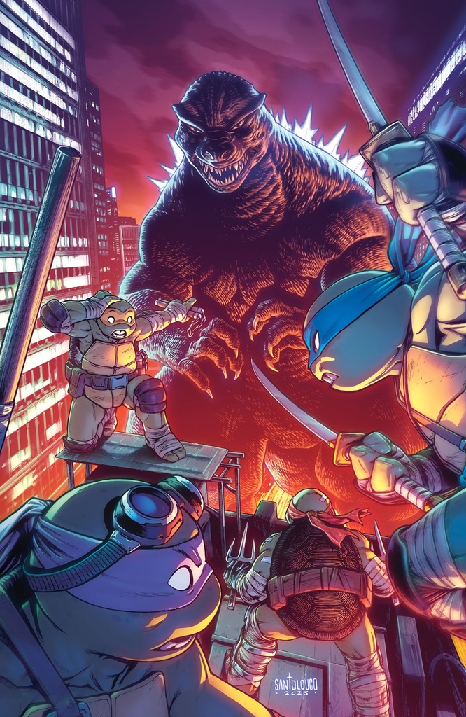 Teenage Mutant Ninja Turtles x Godzilla #2 Variant RI (25) (