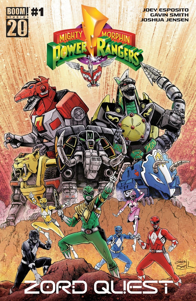 Mighty Morphin Power Rangers: Zord Quest #1 A Main (Dressed,