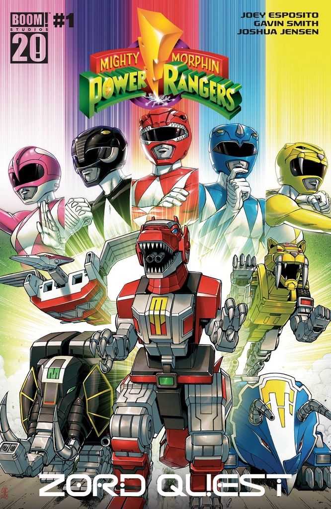 Mighty Morphin Power Rangers: Zord Quest #1 B Variant (Dress