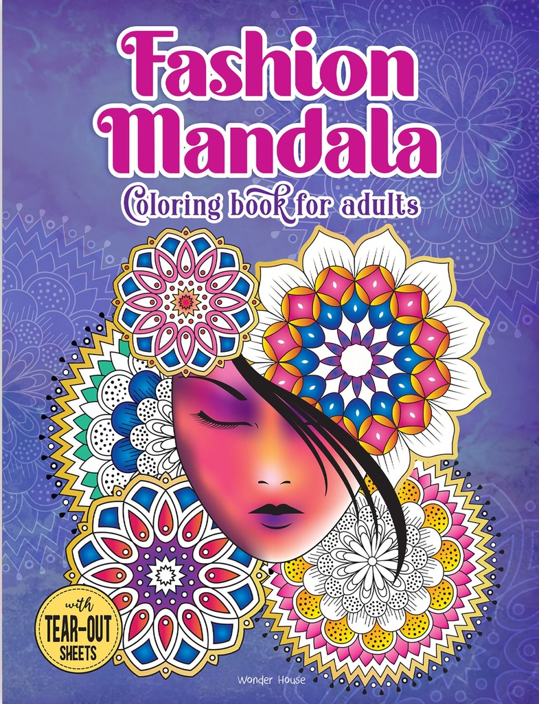 Fashion Mandala Coloring book for Adults