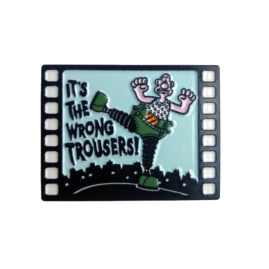 WALLACE & GROMIT WALLACE ENAMEL PIN BADGE