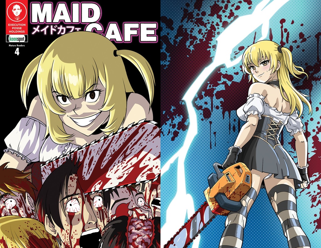 MAID CAFE 4 CVR B REMY EISU MOKHTAR & WILSON GANDOLPHO FLIP
