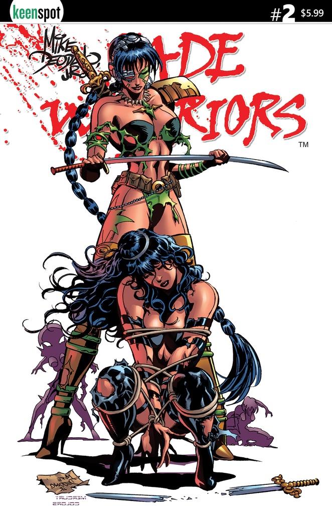 JADE WARRIORS 2 CVR C MIKE DEODATO ALL TIED UP VAR