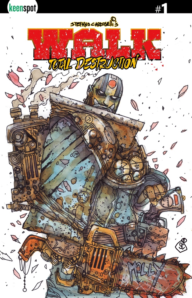 WALK TOTAL DESTRUCTION 1 (ONE SHOT) CVR C STEFANO CARDOSELLI