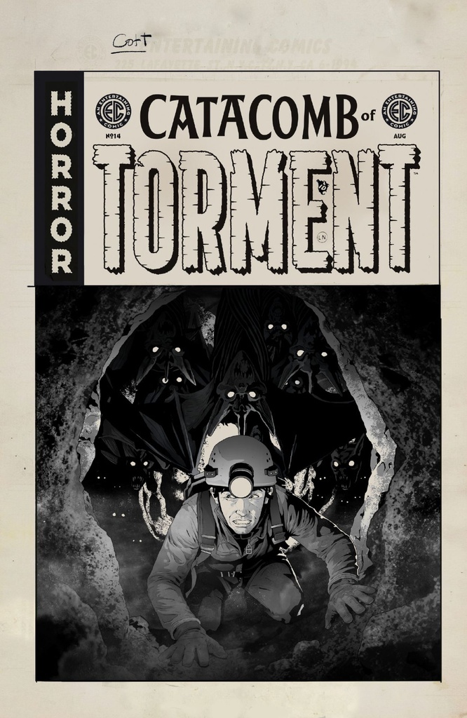 EC CATACOMB TORMENT 14 CVR D INC 1 20 DANNY LUCKERT B&W ARTI