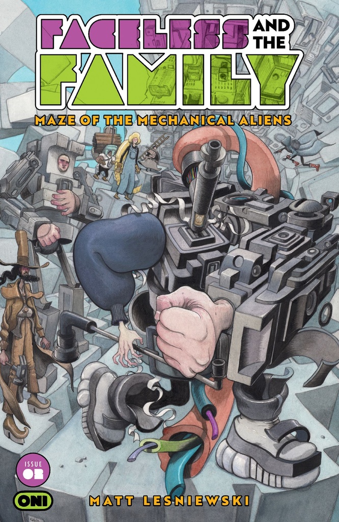 FACELESS FAMILY MAZE MECHANICAL ALIENS 2 CVR B FAREL DALRYMP