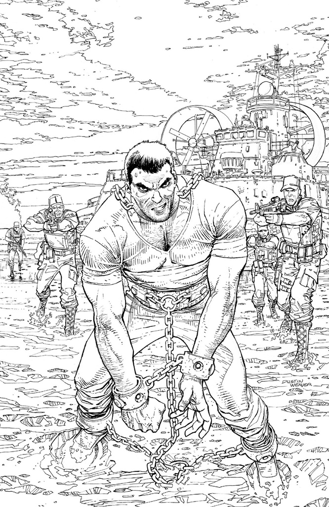 FORT PSYCHO 1 CVR H INC 1 20 DUSTIN WEAVER B&W VAR
