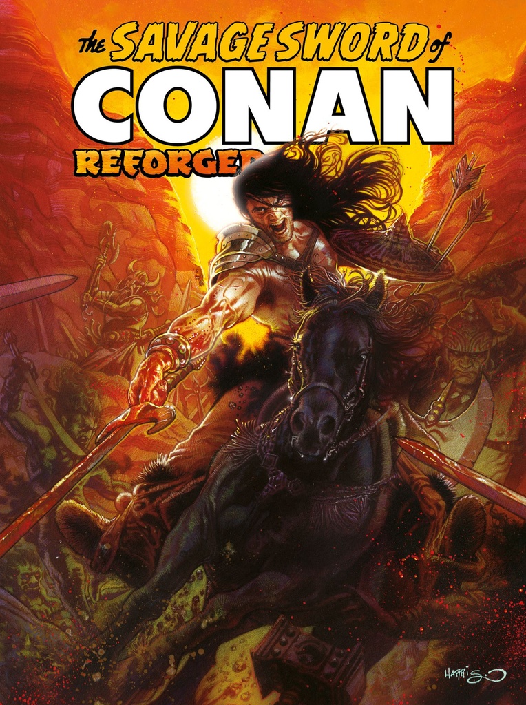 SAVAGE SWORD OF CONAN REFORGED 6 CVR A TONY HARRIS CARDSTOCK