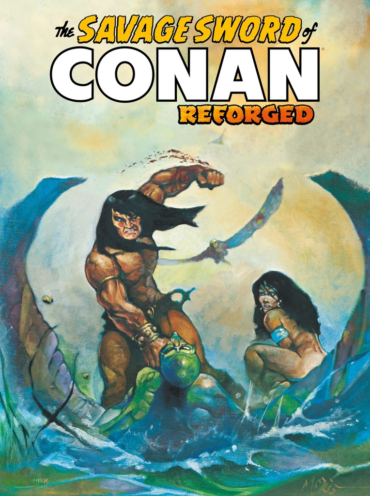 SAVAGE SWORD OF CONAN REFORGED 6 CVR C KENNETH MORRIS CARDST