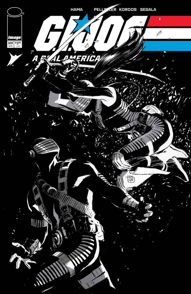 GI JOE A REAL AMERICAN HERO 331 CVR B LEE WEEKS B&W VAR