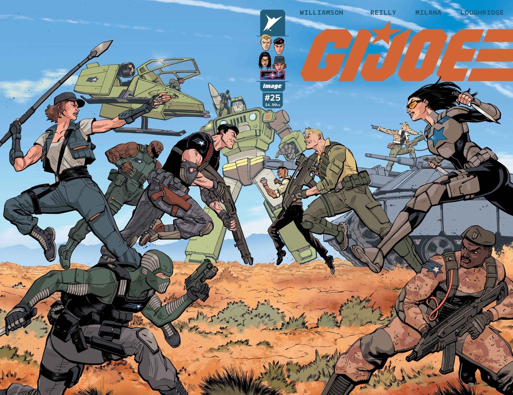 GI JOE 25 CVR A TOM REILLY WRAPAROUND