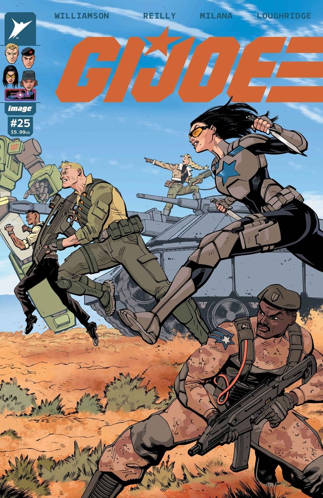 GI JOE 25 CVR I TOM REILLY WRAPAROUND FOIL VAR