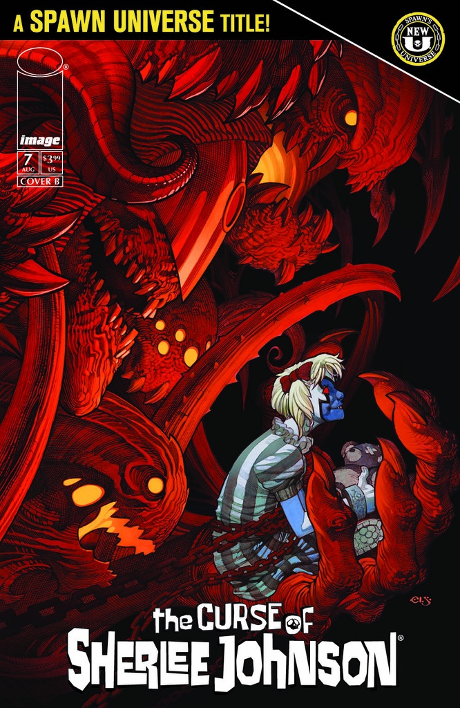 SPAWN THE CURSE OF SHERLEE JOHNSON 7 CVR B CHRIS STEVENS VAR