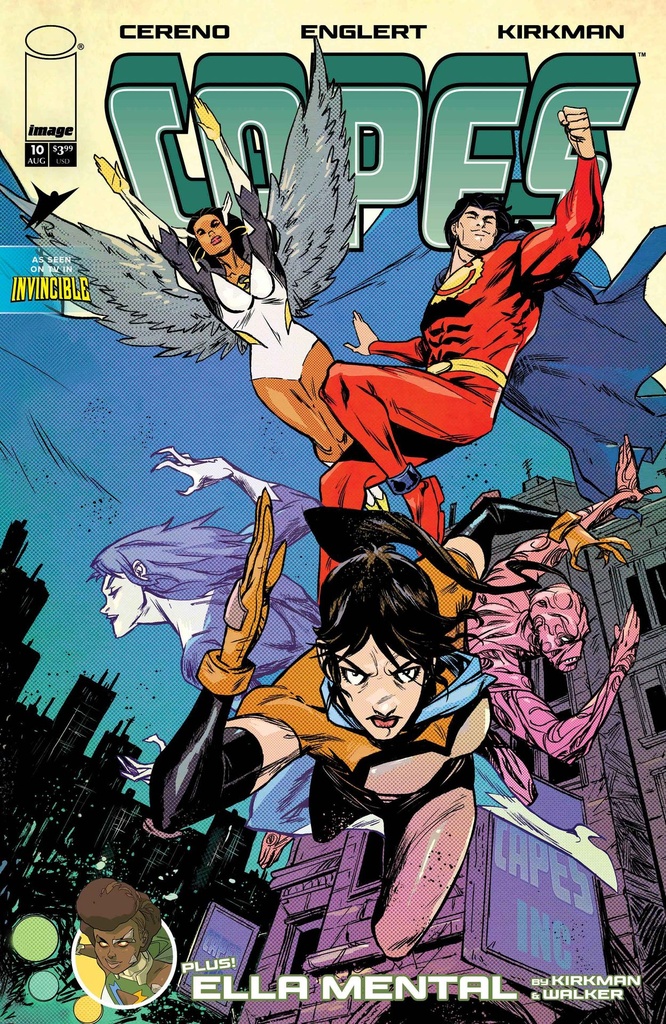 INVINCIBLE UNIVERSE CAPES 10 CVR E SANFORD GREENE CONNECTING