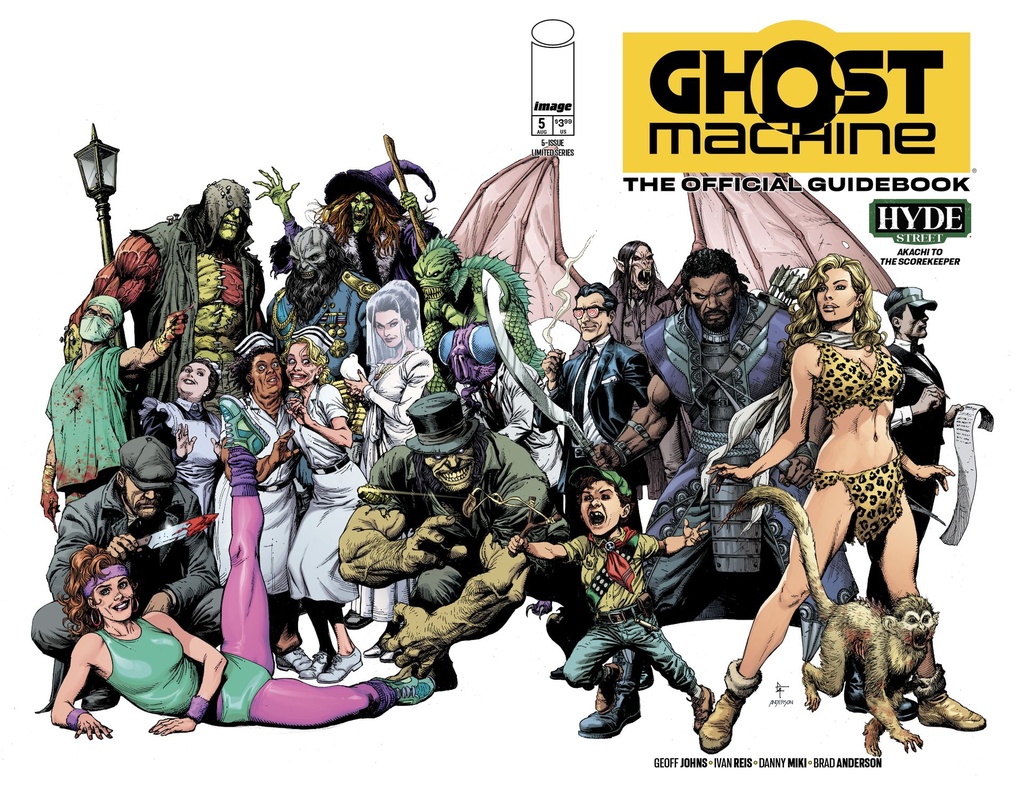 GHOST MACHINE THE OFFICIAL GUIDEBOOK 5 (OF 5) CVR A GARY FRA